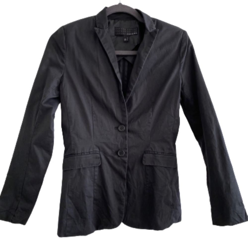 Espada | Beautiful Black Work Formal Blazer